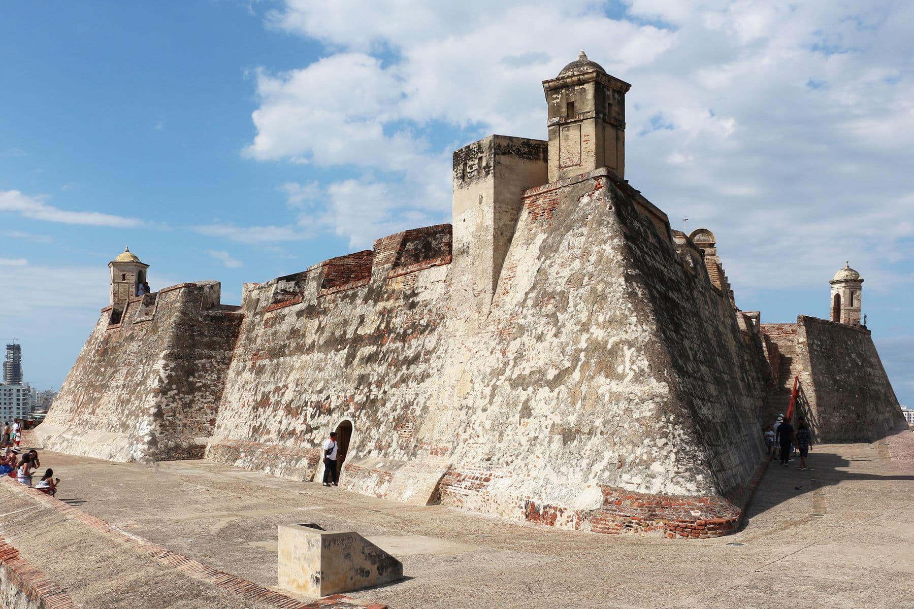 Un bastione del Castillo de San Felipe de Barajas